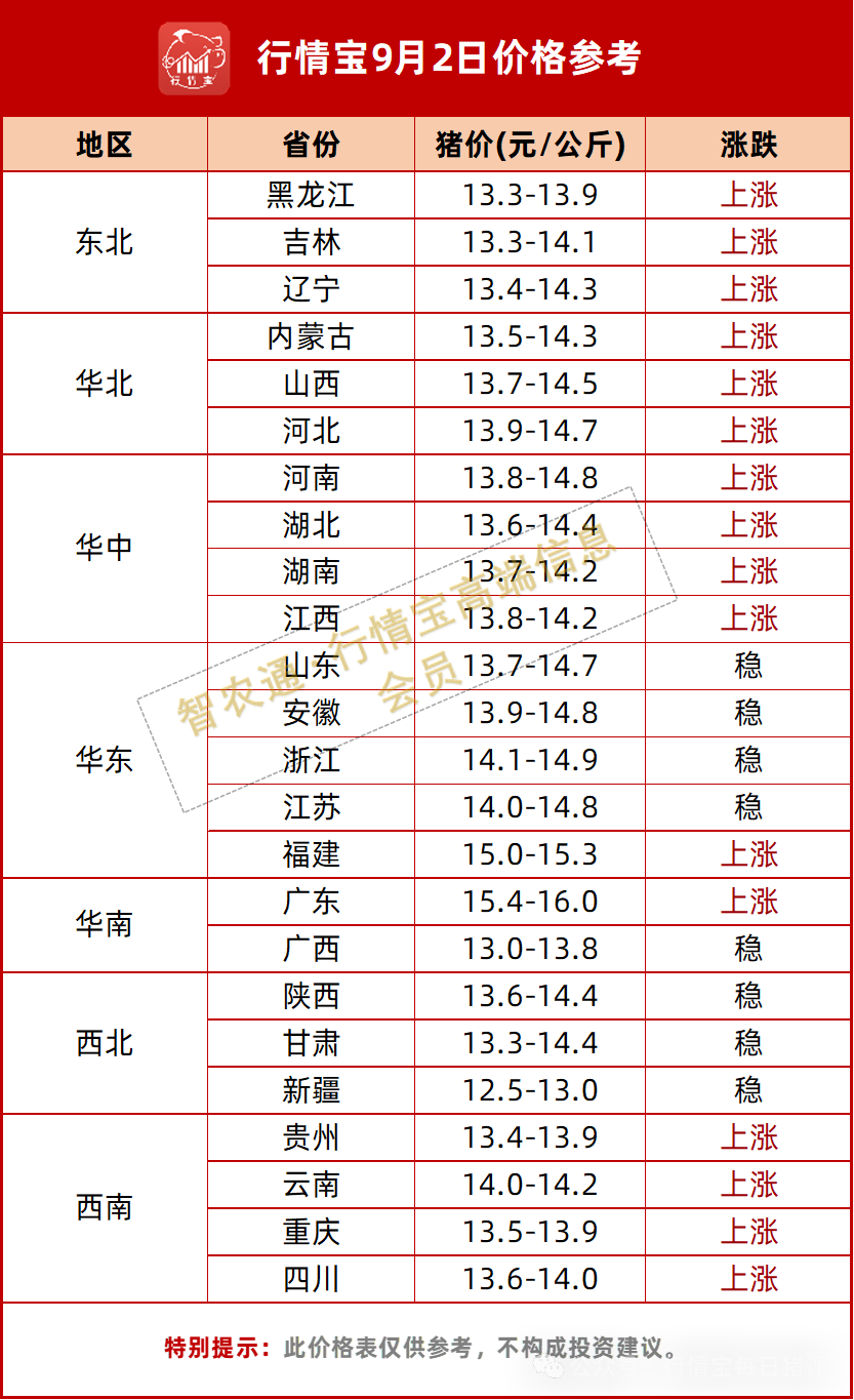 行情宝-大涨！开学季引爆猪市，这波行情能持续到年底吗？丨附明日9.2猪价